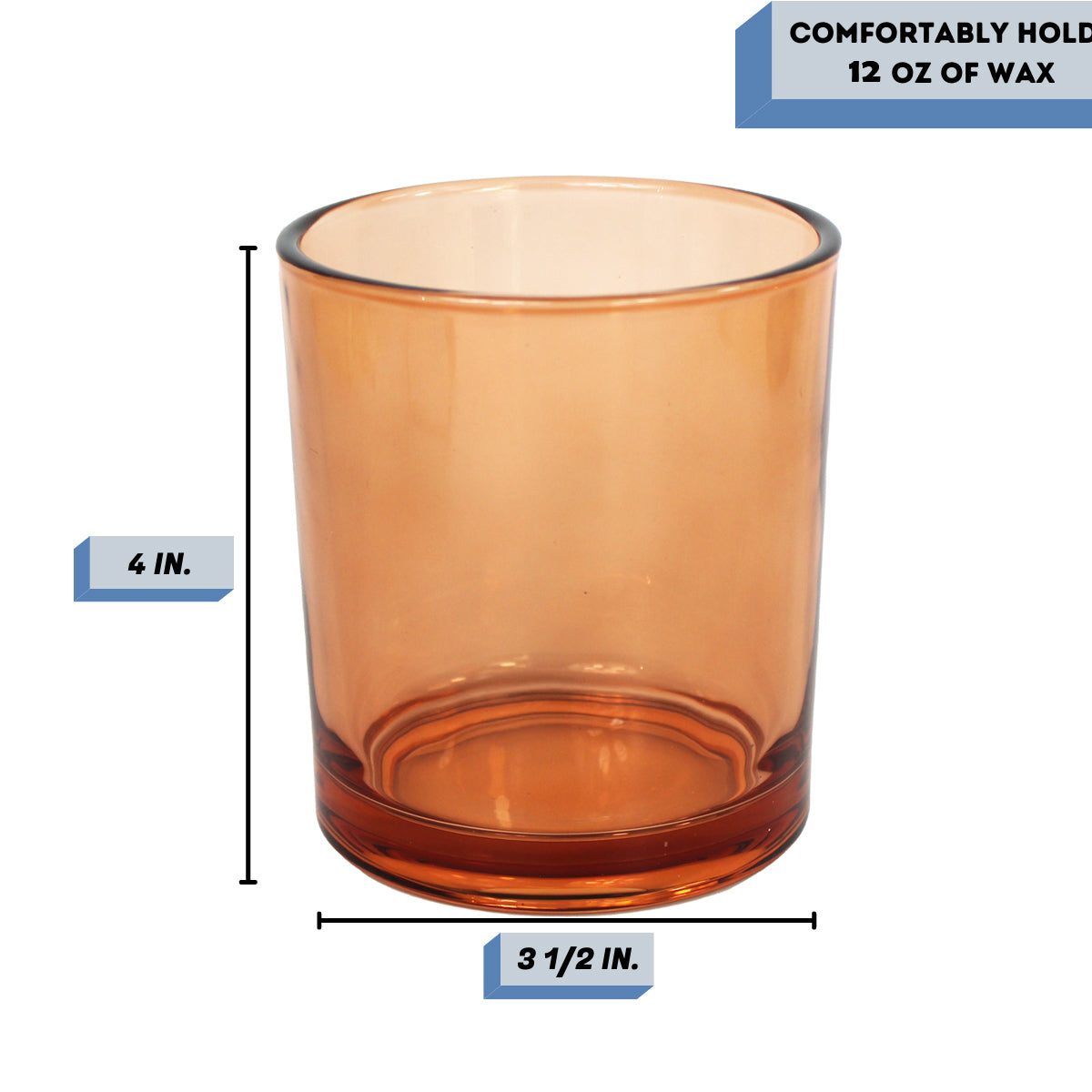 Havana maple candle jar measurements