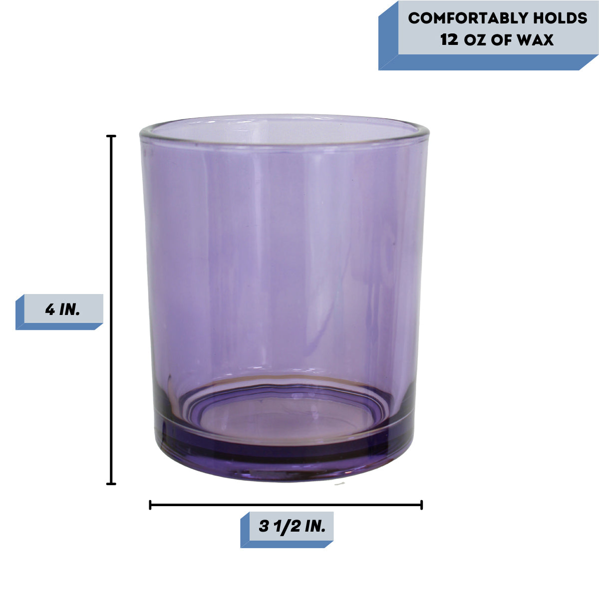 Havana violet candle jar measurements