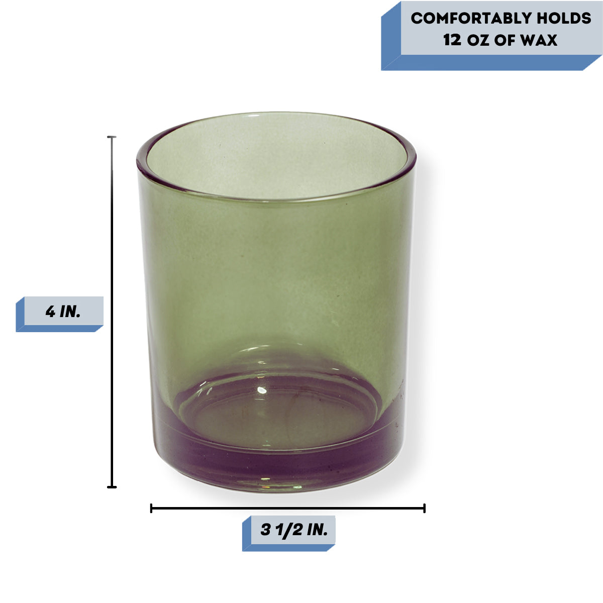 Havana Forest Green candle jar measurements