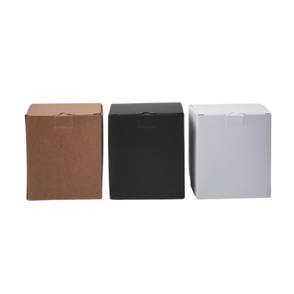 Havana box with insert in black white and kraft