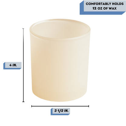 Havana ivory candle jar measurements