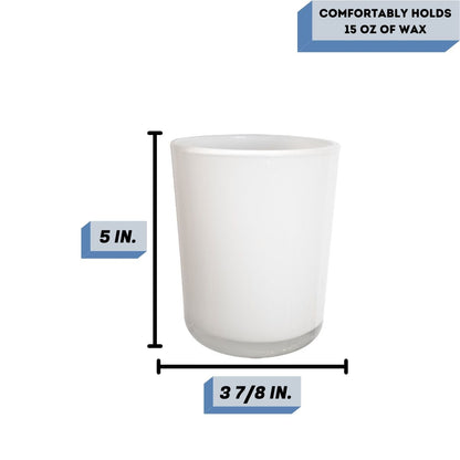 Kenya White candle vessel Measurement