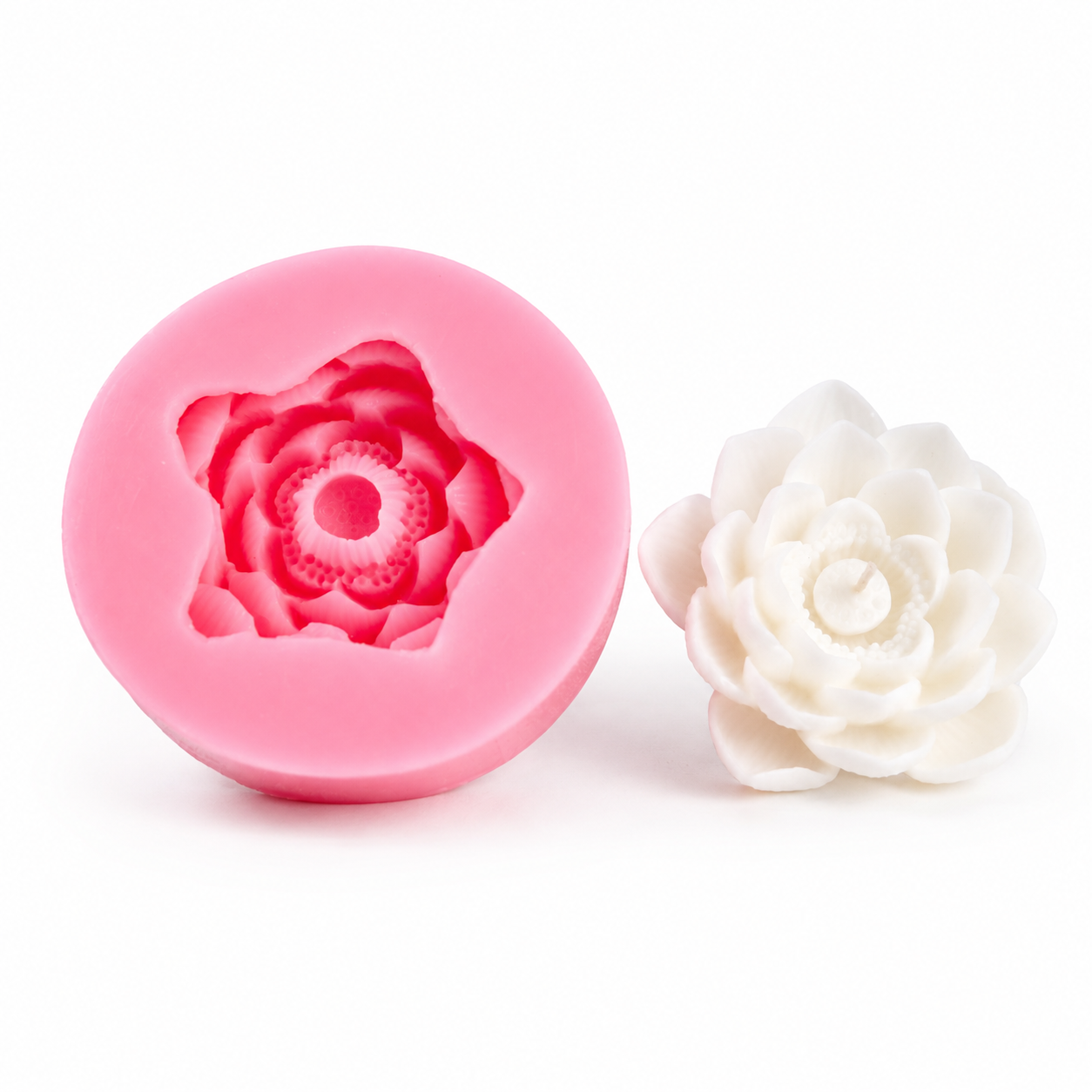 Lotus Flower Silicone Candle Mold