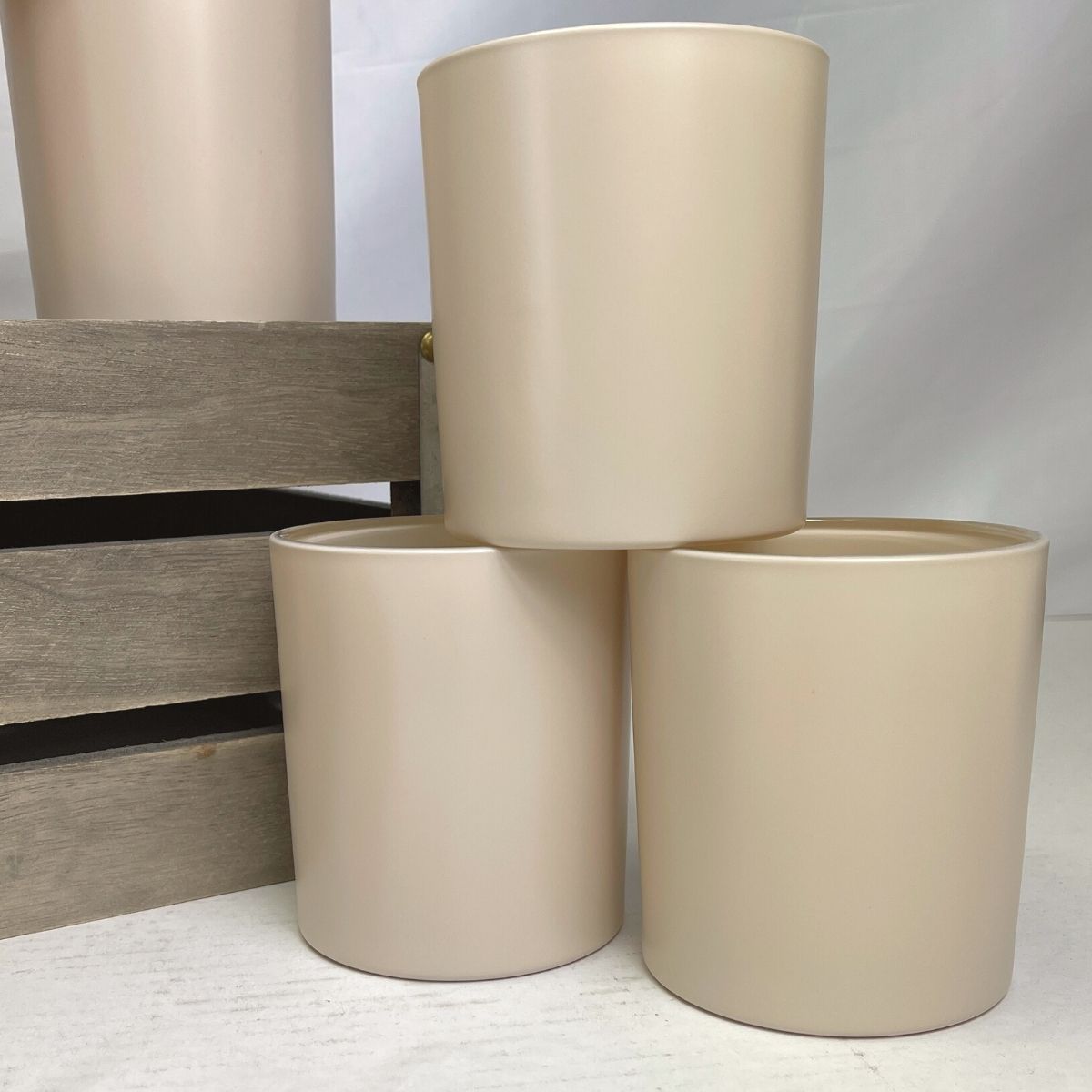 14 Oz. Havana Matte Nude Candle Vessel