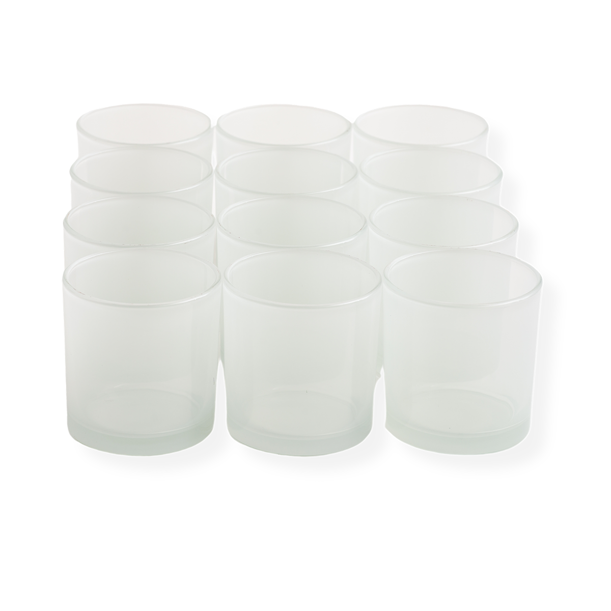 Milk white candle jar havana