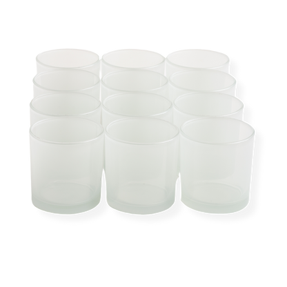 Milk white candle jar havana