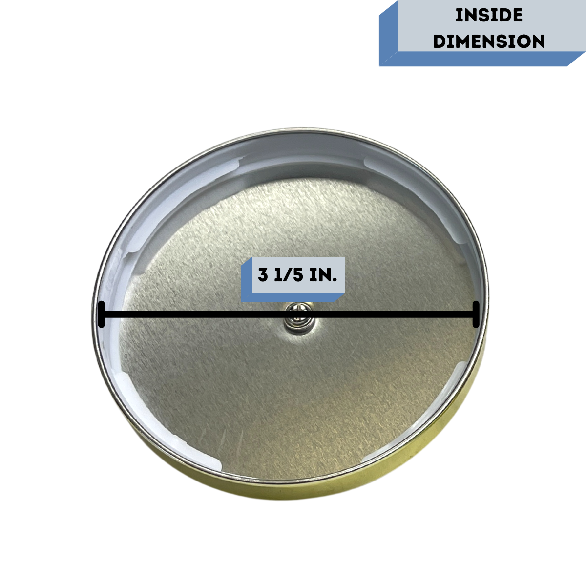 Monticiano Diamond Gold Lid Measurement