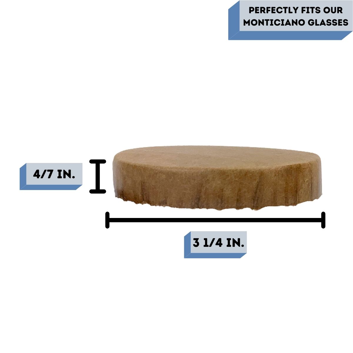 Monticiano Paper Lid Measurements