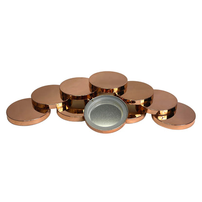 Rose Gold Metal Candle Lids - Fits 9.5 Oz Monticiano