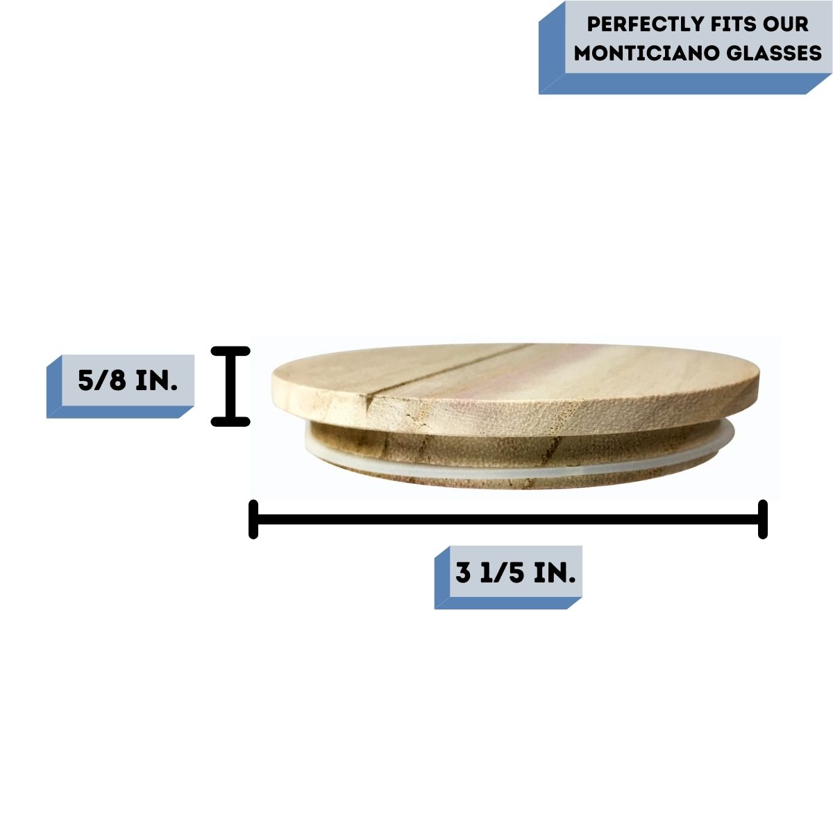 Monticiano Wood Lid Measurements