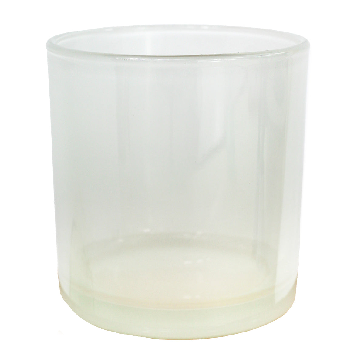 Monticiano crystal white candle vessel