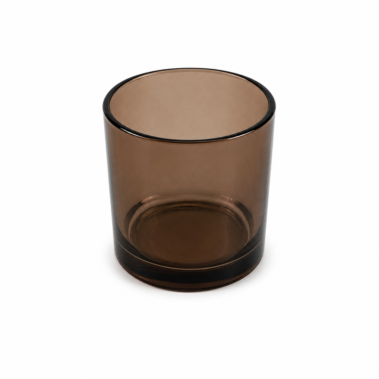 Monticiano Cocoa Candle Jar 9.5 oz translucent brown 