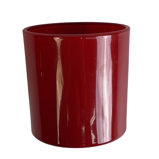 Monticiano Candy Cane Red Candle Jar
