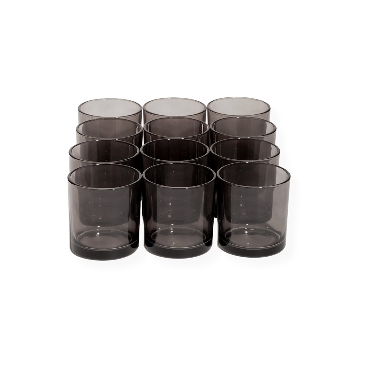 Monticiano Charcoal Black candle jar