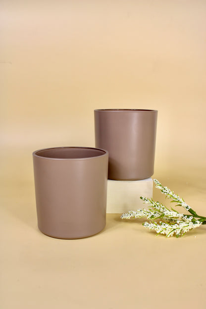 Monticiano Matte Dulce de Leche candle jar
