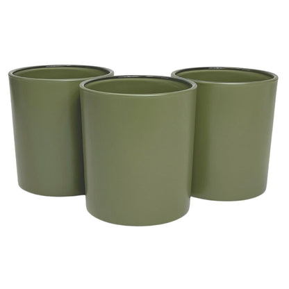 14 Oz. Havana Matte Olive Candle Jar