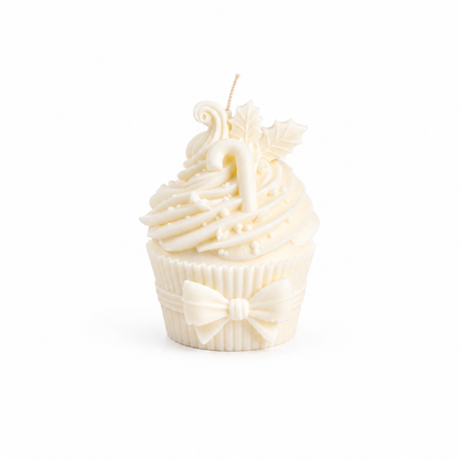Poinsettia Cupcake Silicone Candle Mold