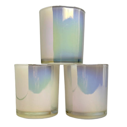 14 Oz. Havana Pearl Iridescent Candle Vessel