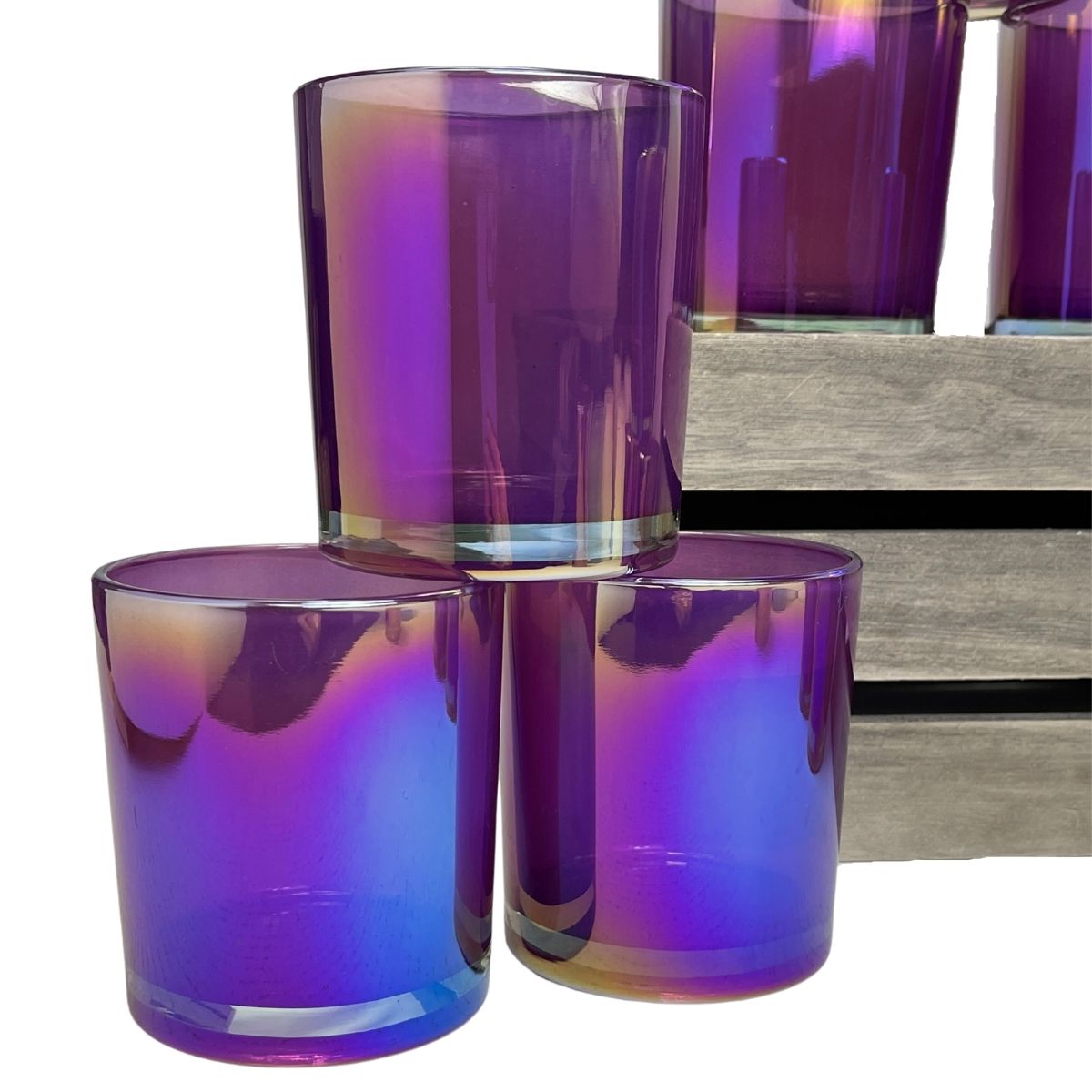 14 Oz. Havana Pixie Iridescent Candle Vessel