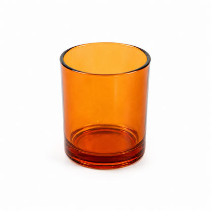 Premium Havana glass candle vessels for Halloween