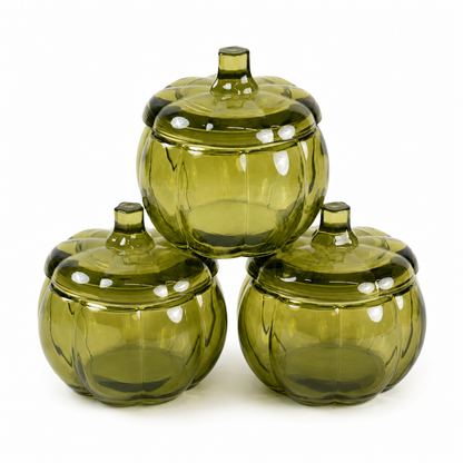 Pumpkin Olive Candle Jars