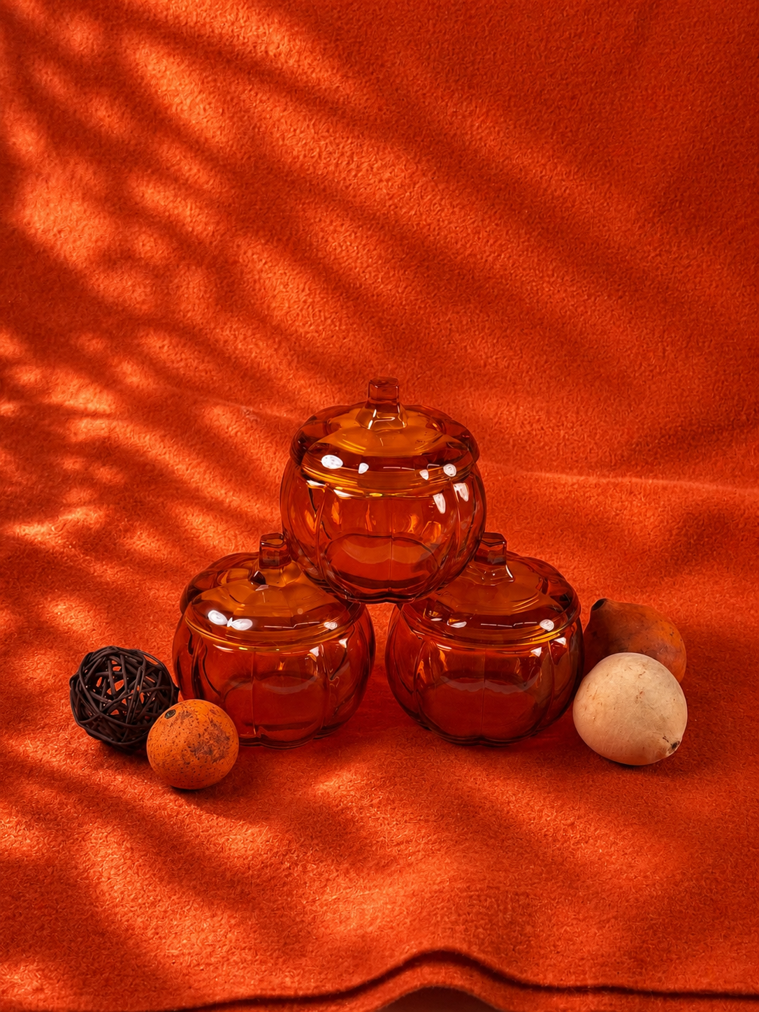 Pumpkin Orange Candle vessels