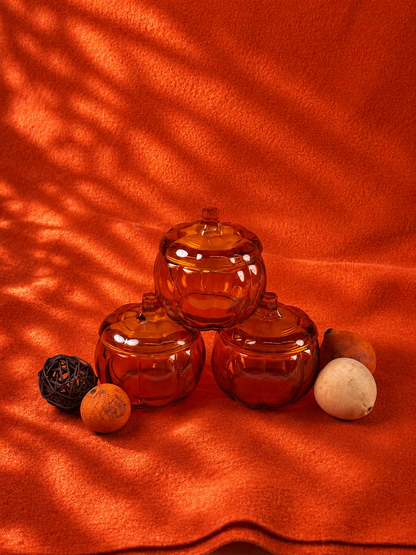 Pumpkin Orange Candle vessels