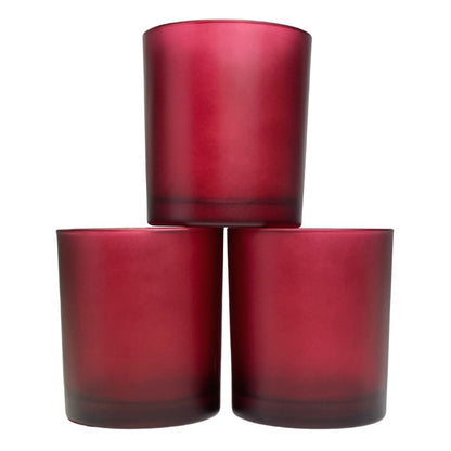 14 Oz. Havana Ruby Frosted Candle Jar