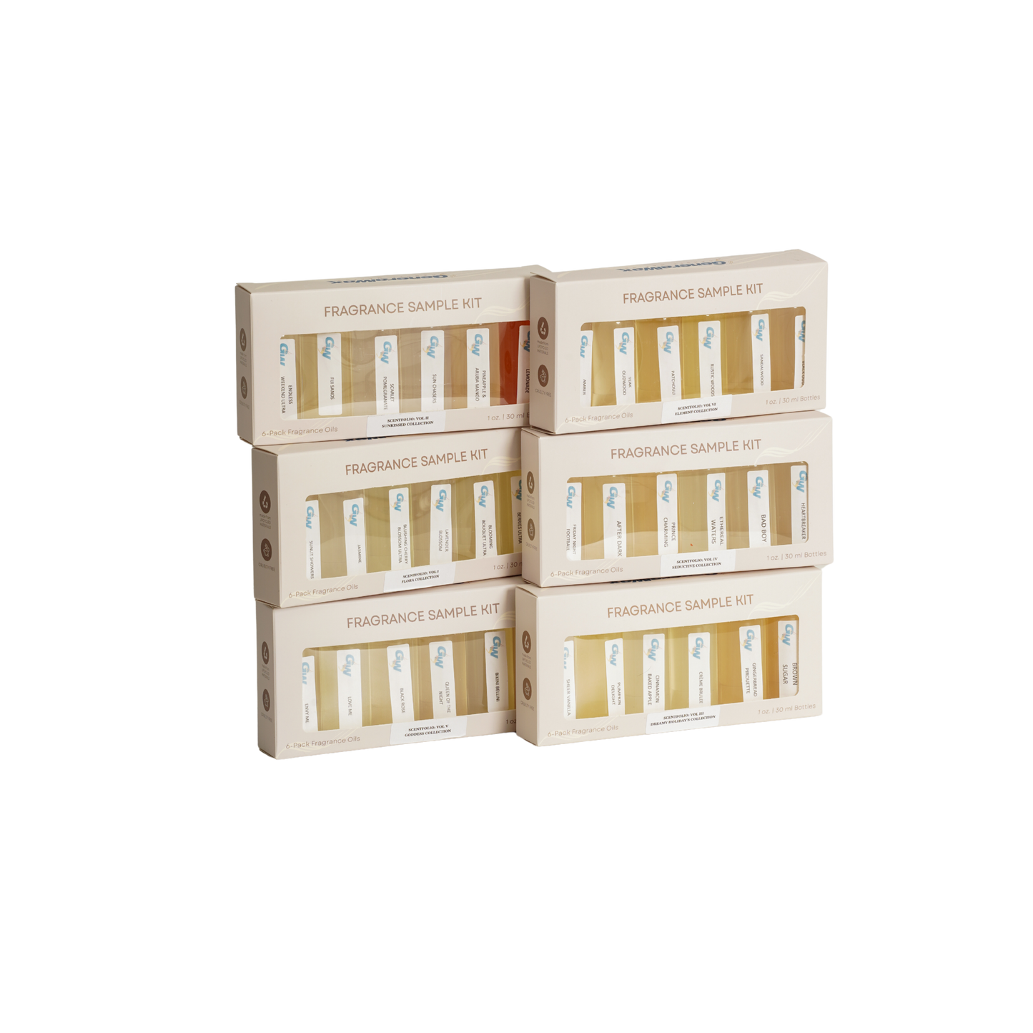 Scentfolio: Vol. V – Goddess Collection Candle Fragrance Set | Feminine & Alluring