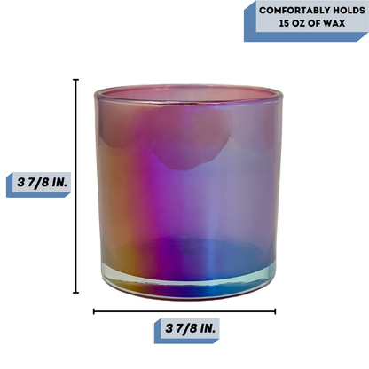 Sydney pixie iridescent candle vessel Measurement