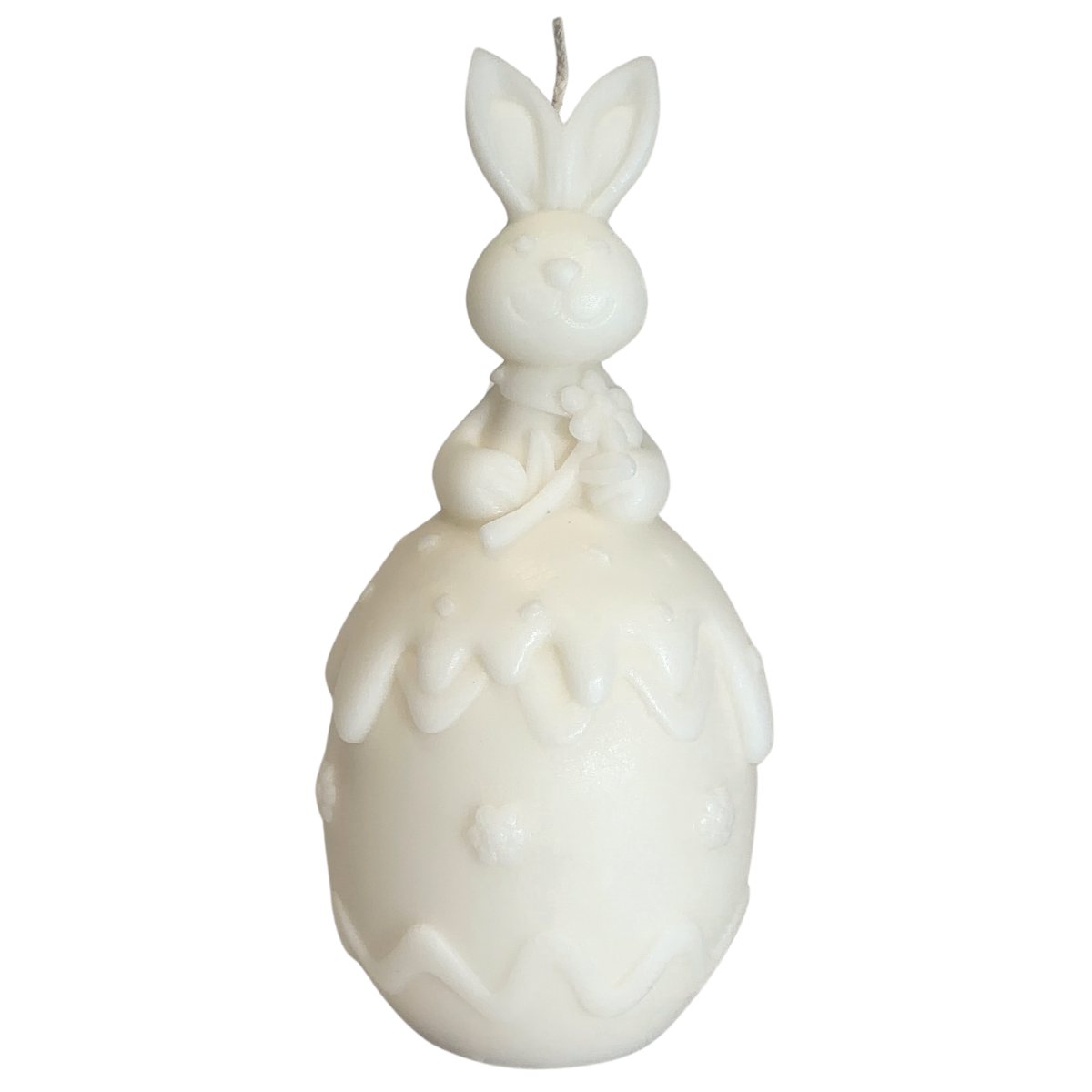 Easter Egg Flower Bunny Silicone Candle Mold 