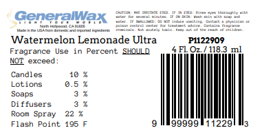 Watermelon Lemonade candle fragrance oil info