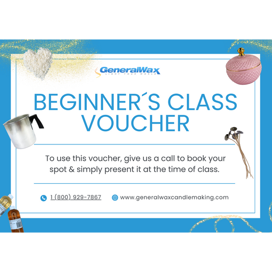 beginners candle making class voucher