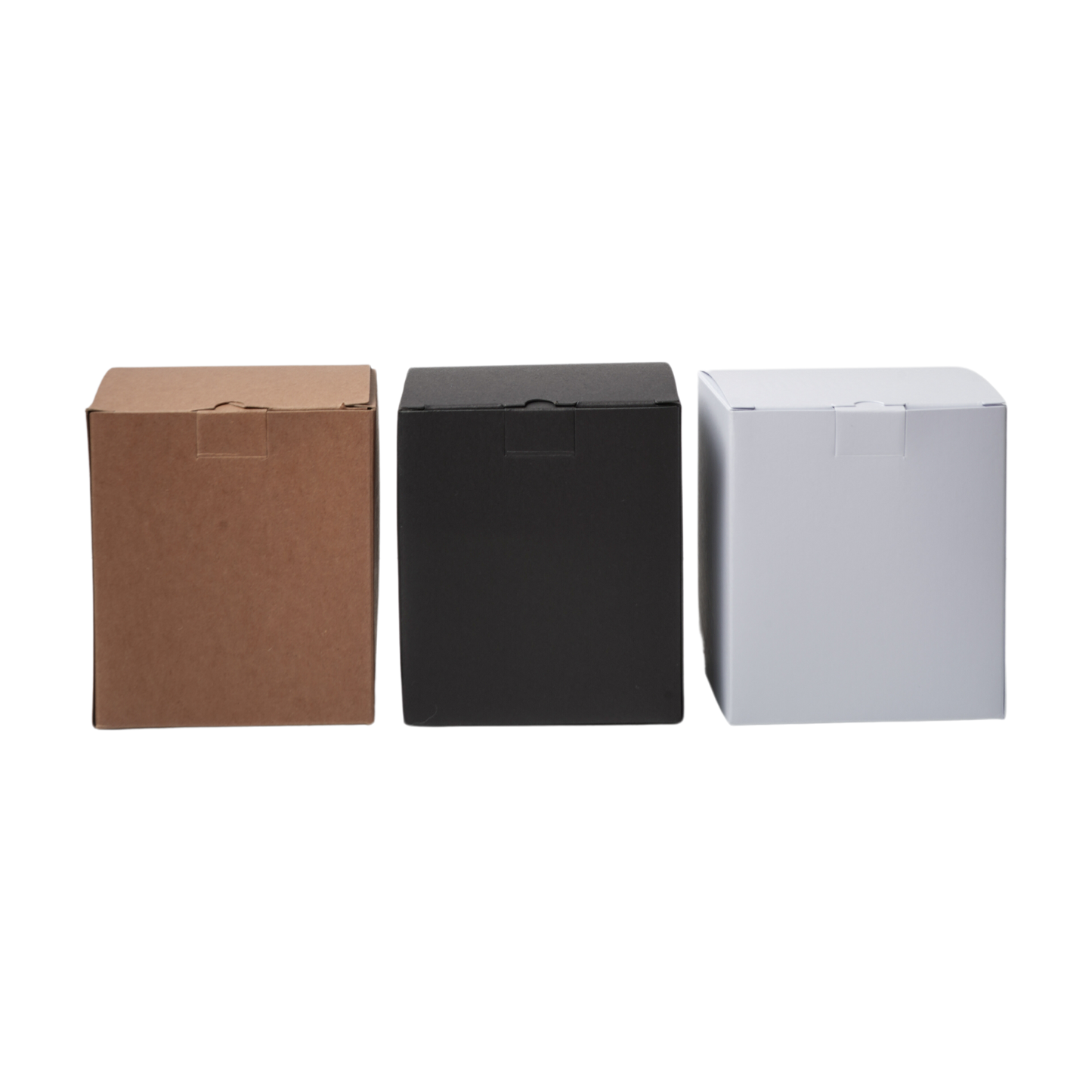 box with insert in black white and kraft Monticiano
