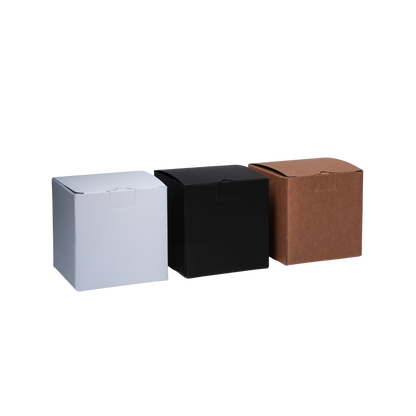 box with insert in white kraft and black Monticiano