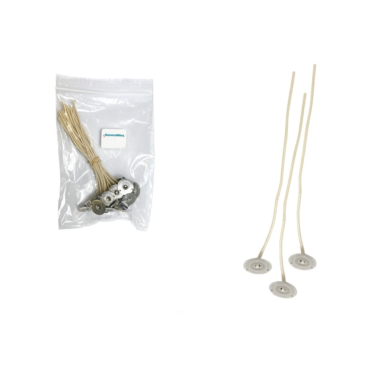 "C" TYPE (32-24) COTTON CORE PRE-TABBED WAXED WICK (25 PCS)