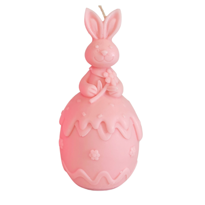  Silicone Candle Mold Easter Egg Flower Bunny