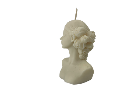 female statue silicone mold for candles