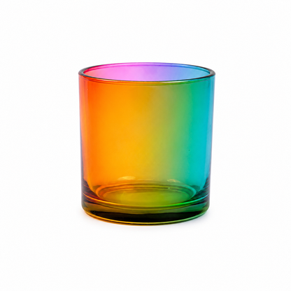 Monticiano candle jar rainbow 