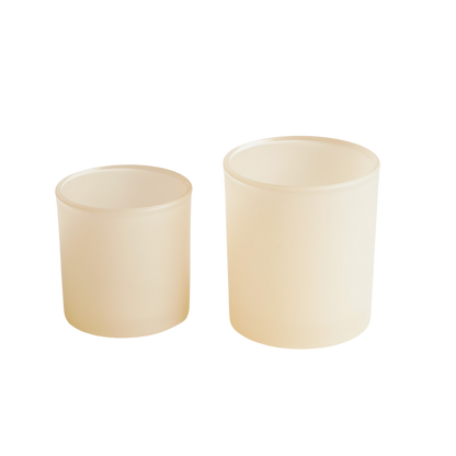 monticiano and havana ivory candle jar for candle making businesses