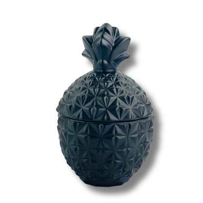 5 oz. Pineapple Candle Jar - Matte Black