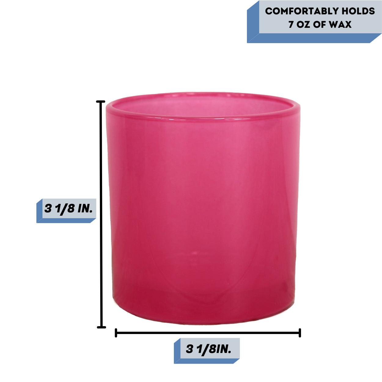 pink candle vessel monticiano foxy measurements