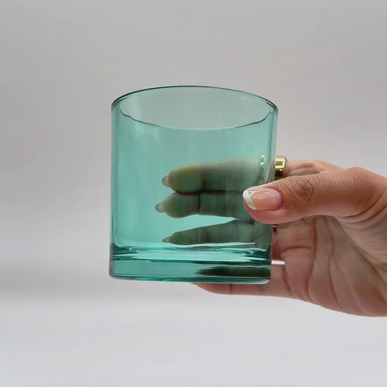 Monticiano Teal Candle vessels