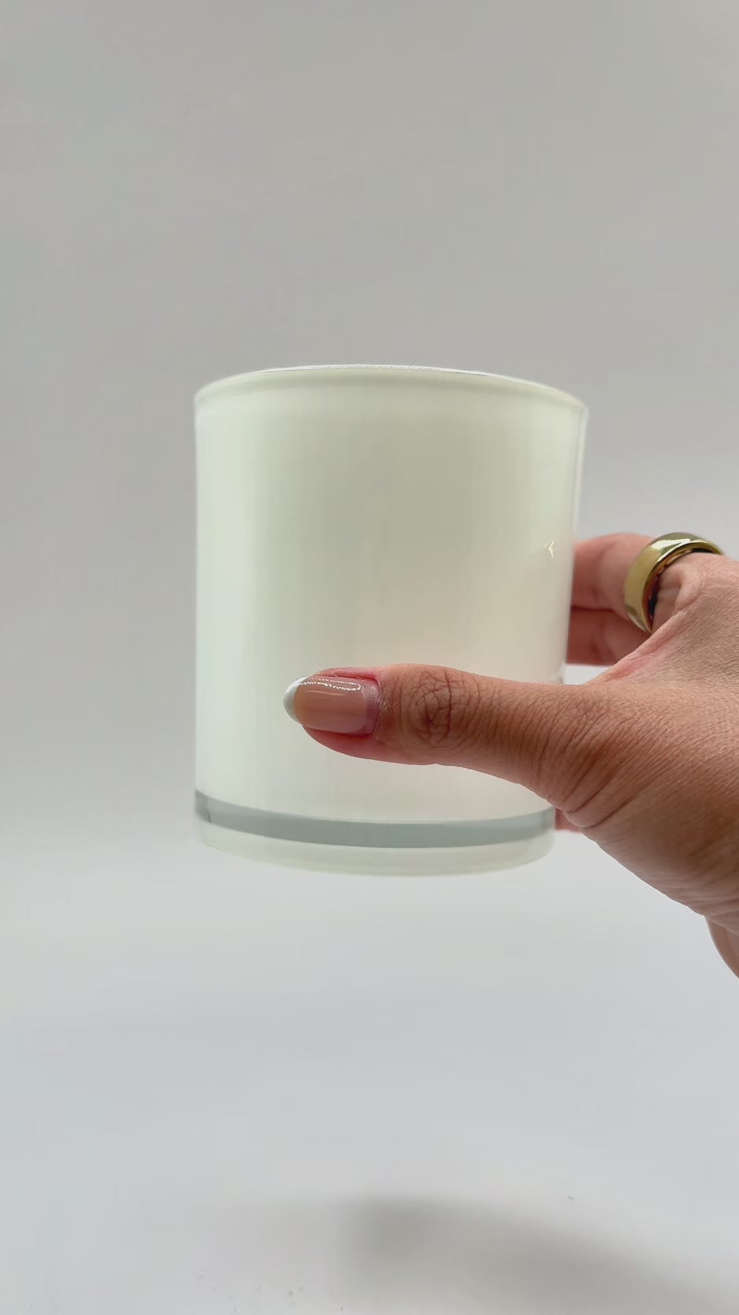 Candle Making Supplies | 14 Oz. Havana Milk White Candle Jar