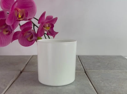 Monticiano Matte White Candle Vessel