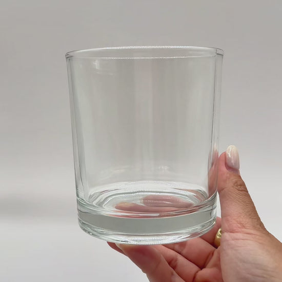Havana clear candle jar
