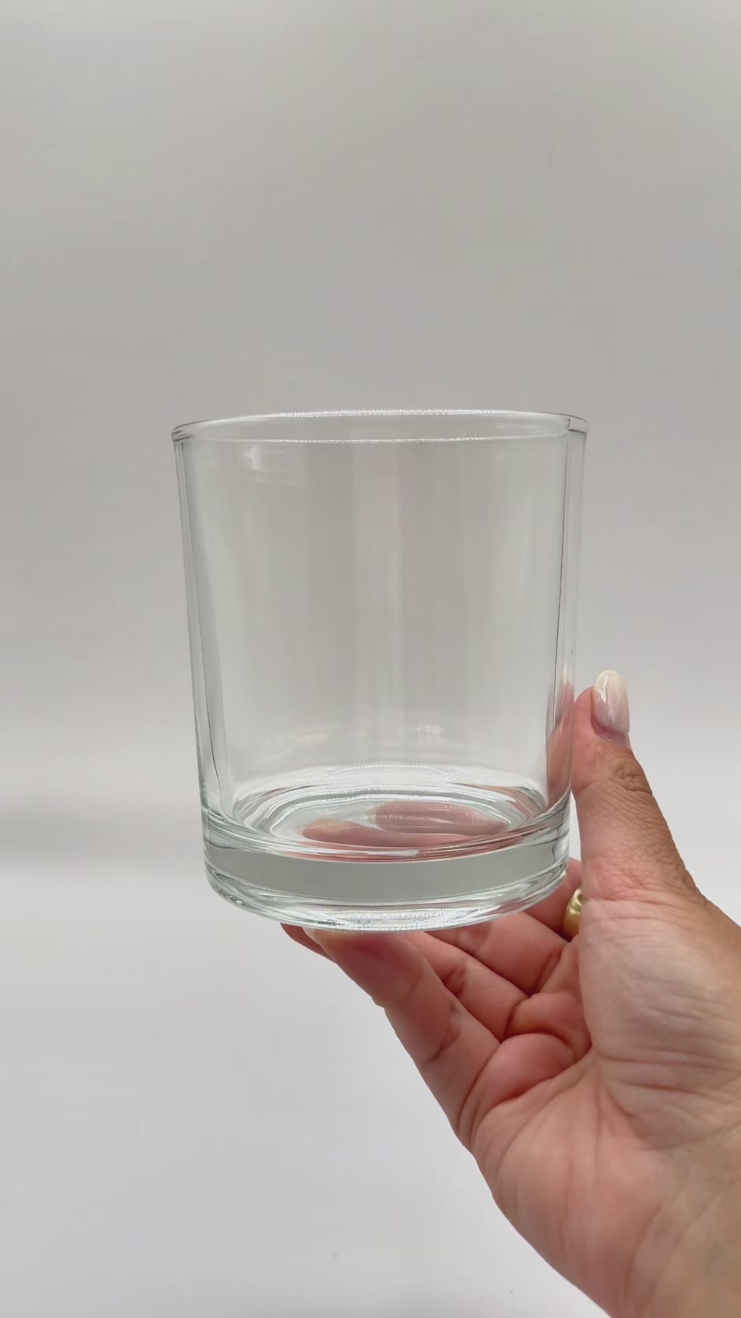Havana clear candle jar