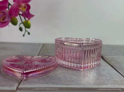 5 Oz Corazon Pink Iridescent Vessel