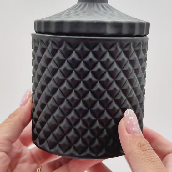 FRANCE MATTE BLACK candle vessel