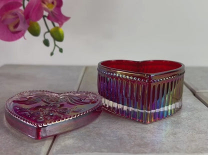 5 Oz Corazon Ruby Iridescent Vessel